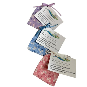 Handcrafted Fabric Gift Bags‎ with Gift Tags
